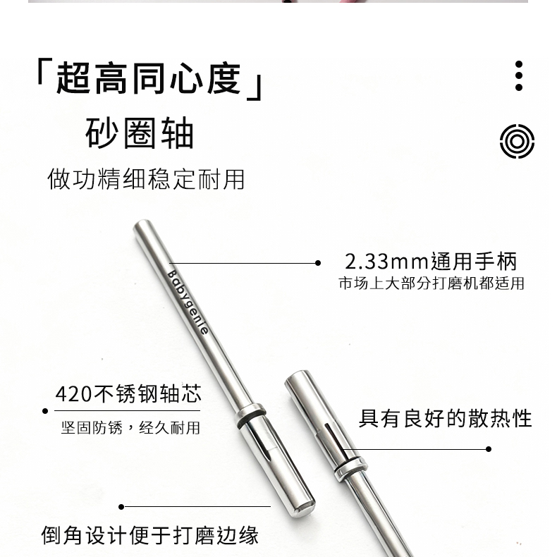 迷你砂圈磨頭詳情介紹 前置磨頭