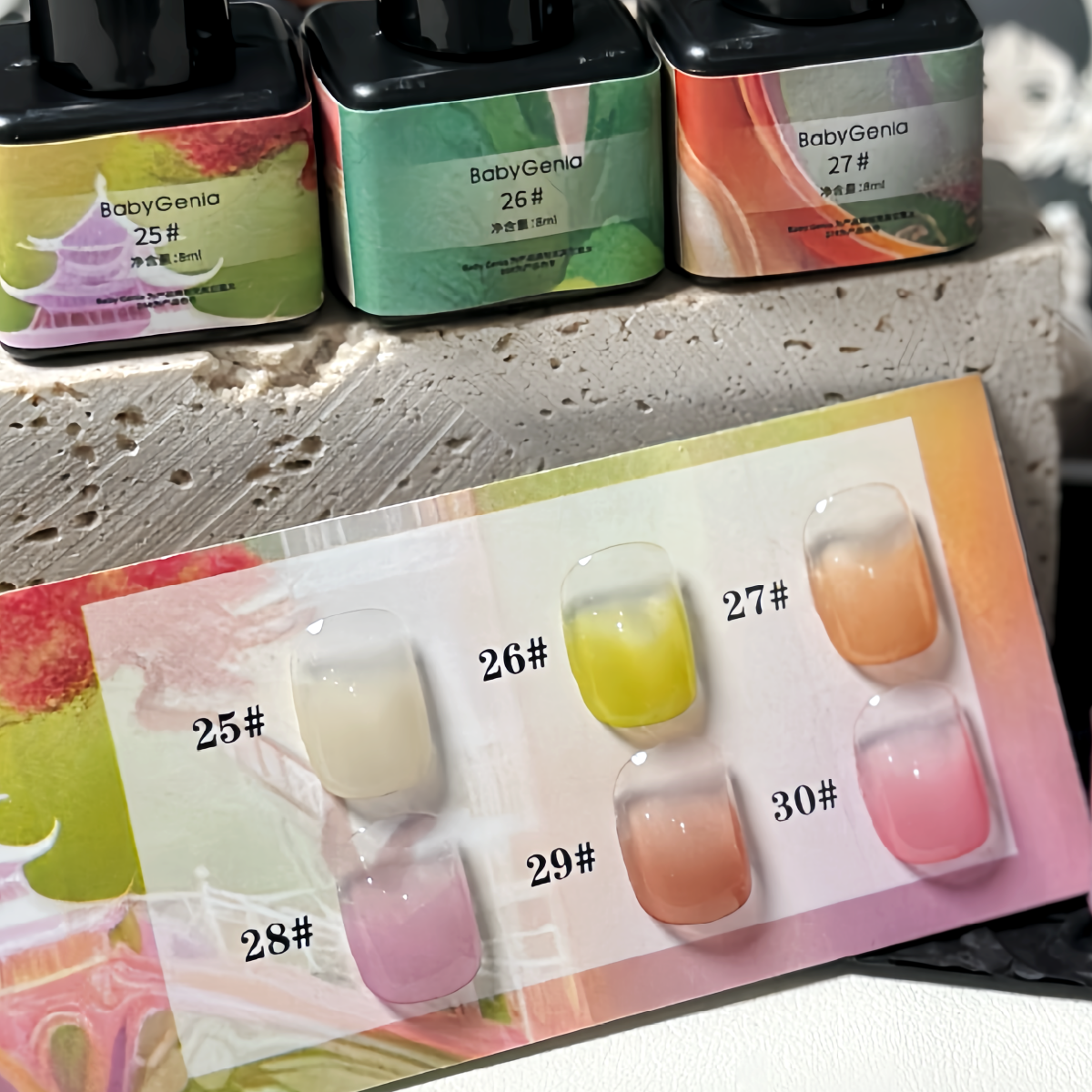 BabyGenia 兩用美甲拍拍膠(單罐)8ML 共48色:圖片 6
