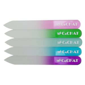 C&CHAT 水晶銼刀 指甲銼刀 強化玻璃銼刀 美甲工具