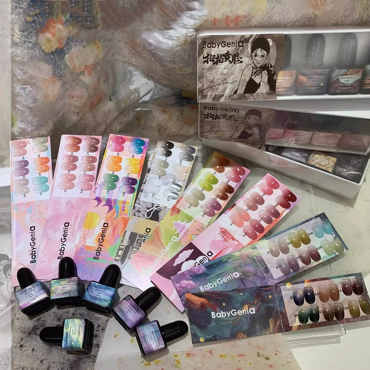 babygenia拍拍噴繪美甲凝膠