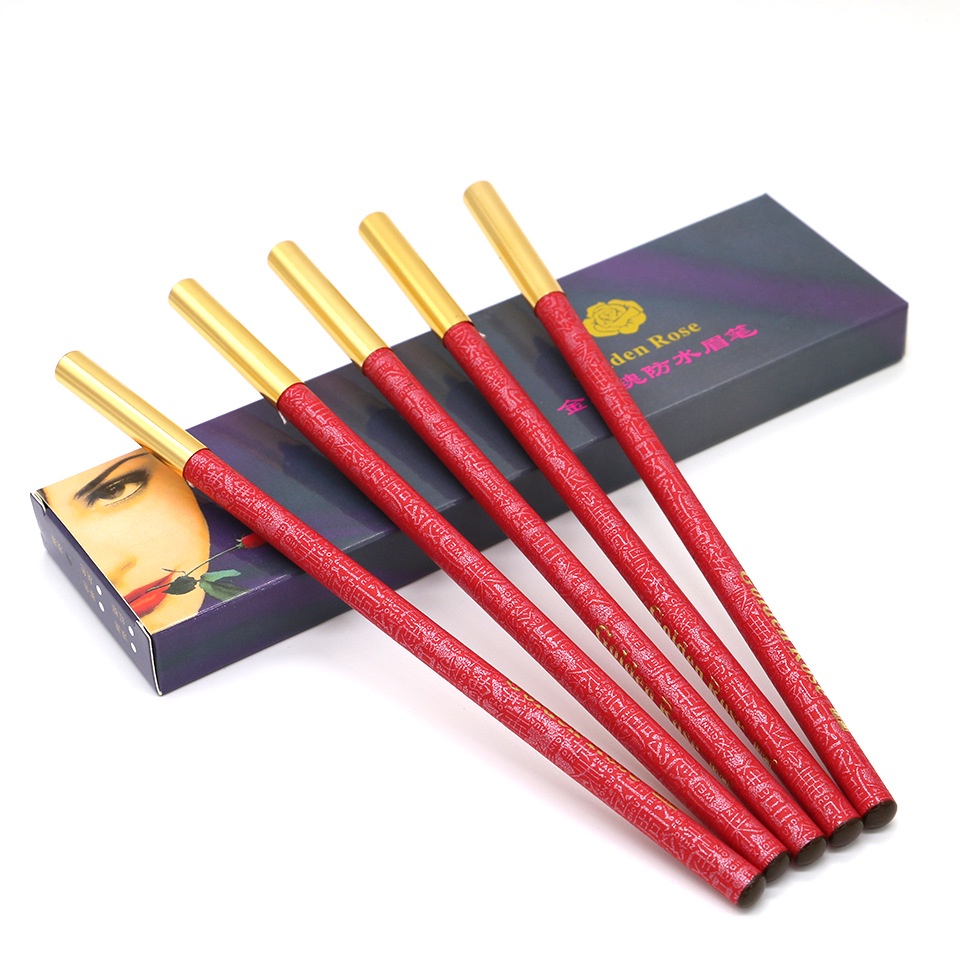 Gloden Rose 金玫瑰紋繡眉筆